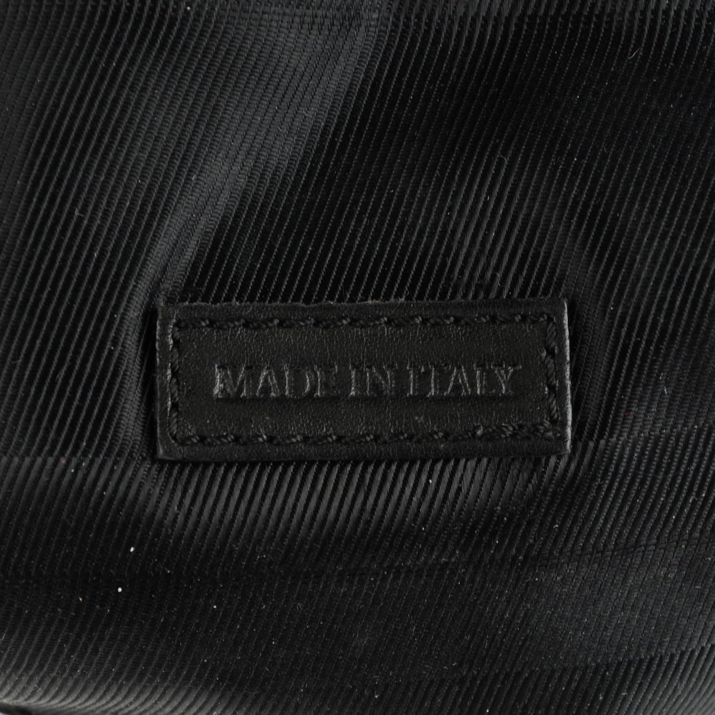 Calfskin Buckle Hobo Black