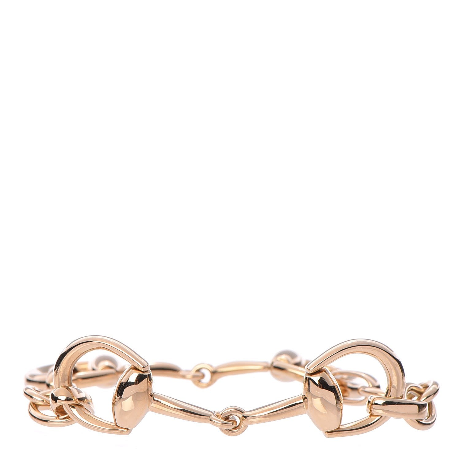 Gucci 18K Yellow Gold Horsebit Bracelet 1 of 5