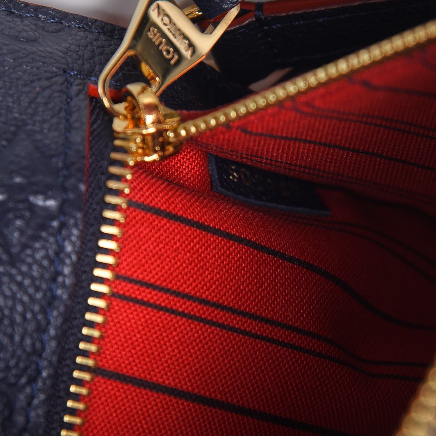 Louis Vuitton Empreinte Pochette Metis Marine Rouge 10 of 11