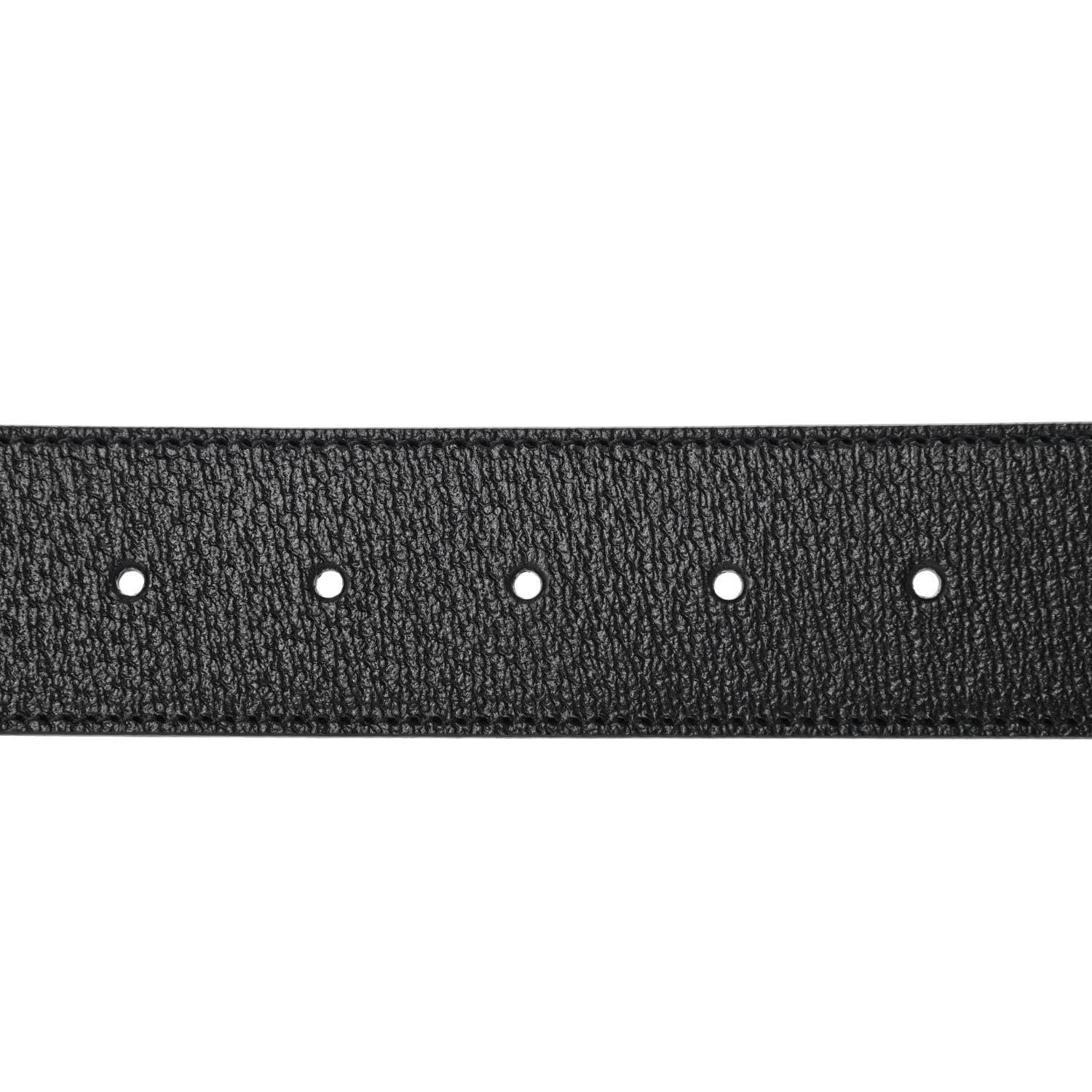 Gucci Textured Calfskin Double G 40mm Belt 100 40 Black 5 of 5