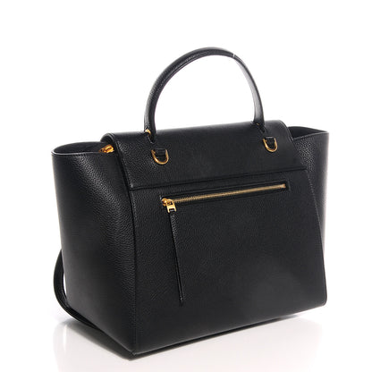 Celine Drummed Calfskin Small Belt Bag Black 3 of 10