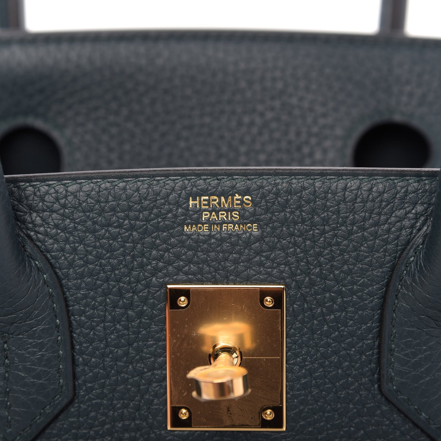 Hermes Togo Birkin 30 Vert Cypress 8 of 10