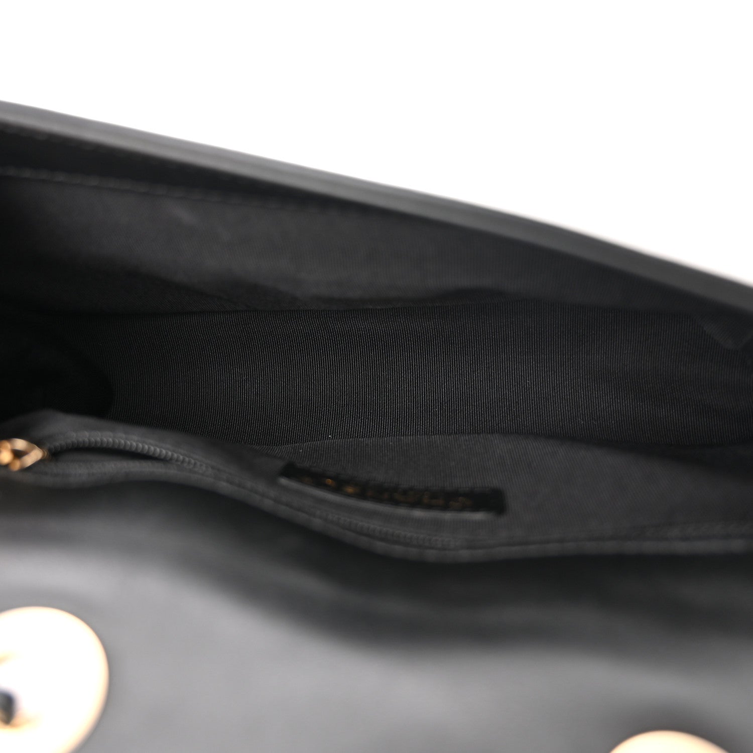 Chanel Lambskin Quilted Small Graphic Flap Beige Black 5 of 11