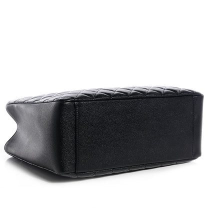 Chanel Caviar Grand Shopping Tote GST Black 4 of 9