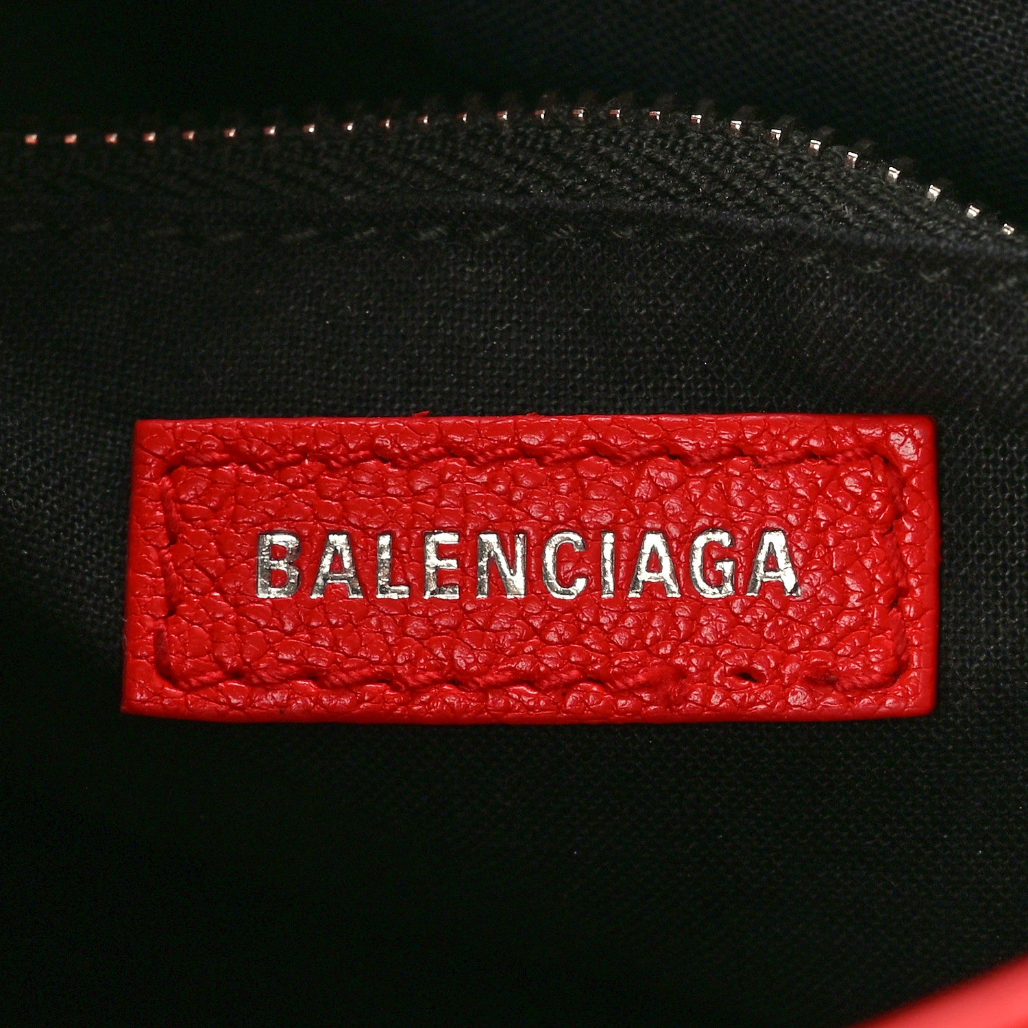 Balenciaga Chevre Silver Metallic Edge Hardware Mini Cityscarf Flame 7 of 11