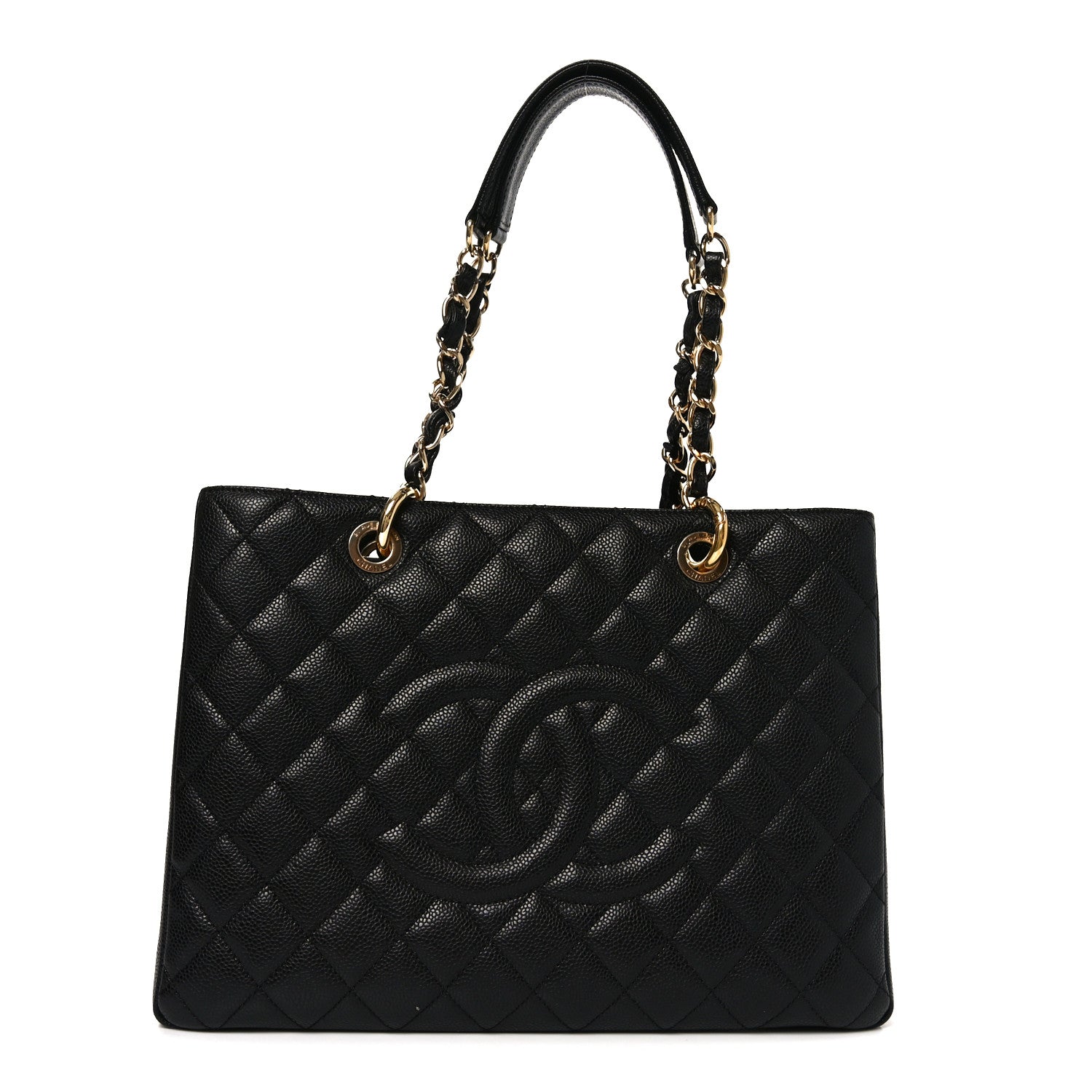 Chanel Caviar Quilted Grand Shopping Tote GST Black 1 of 11