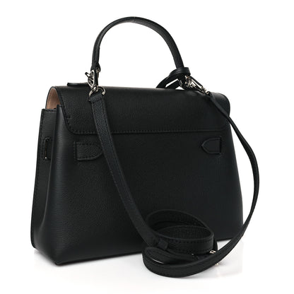 Louis Vuitton Calfskin Lockme Ever BB Black 3 of 8