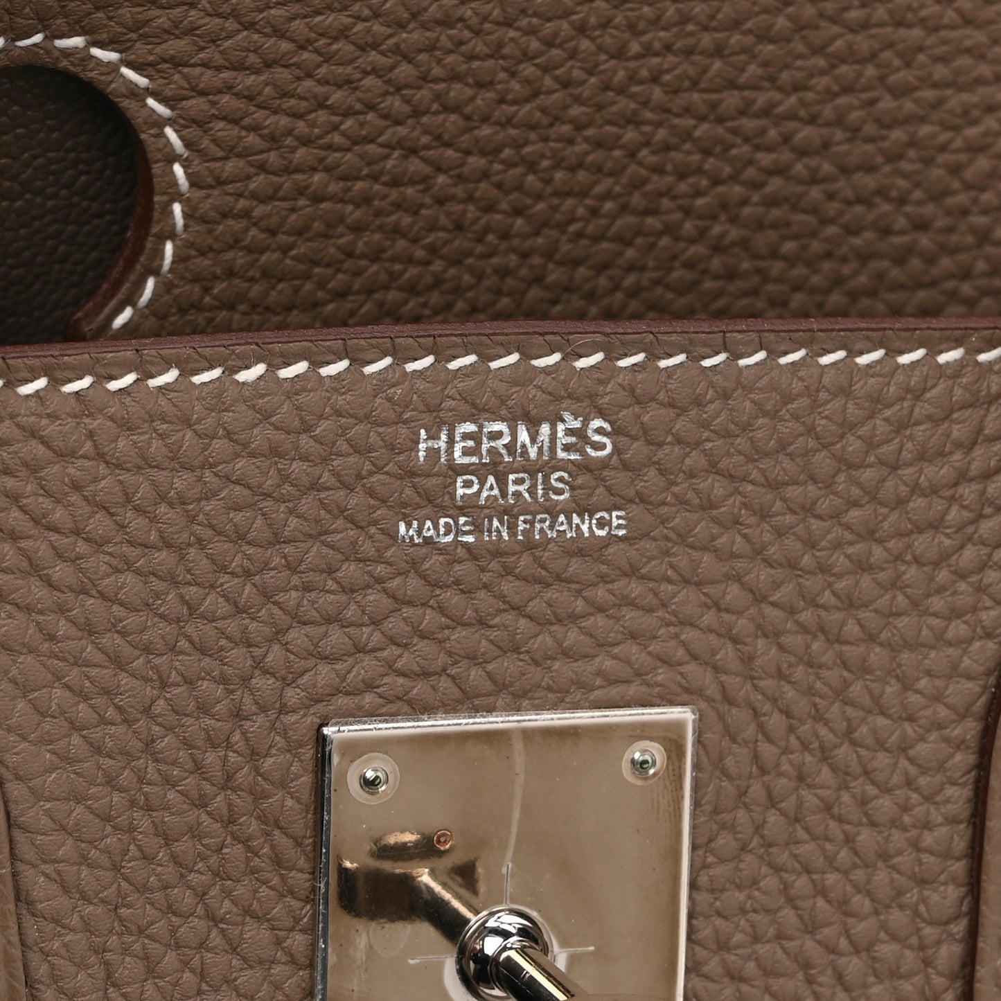 Taurillon Clemence Birkin 30 Etoupe