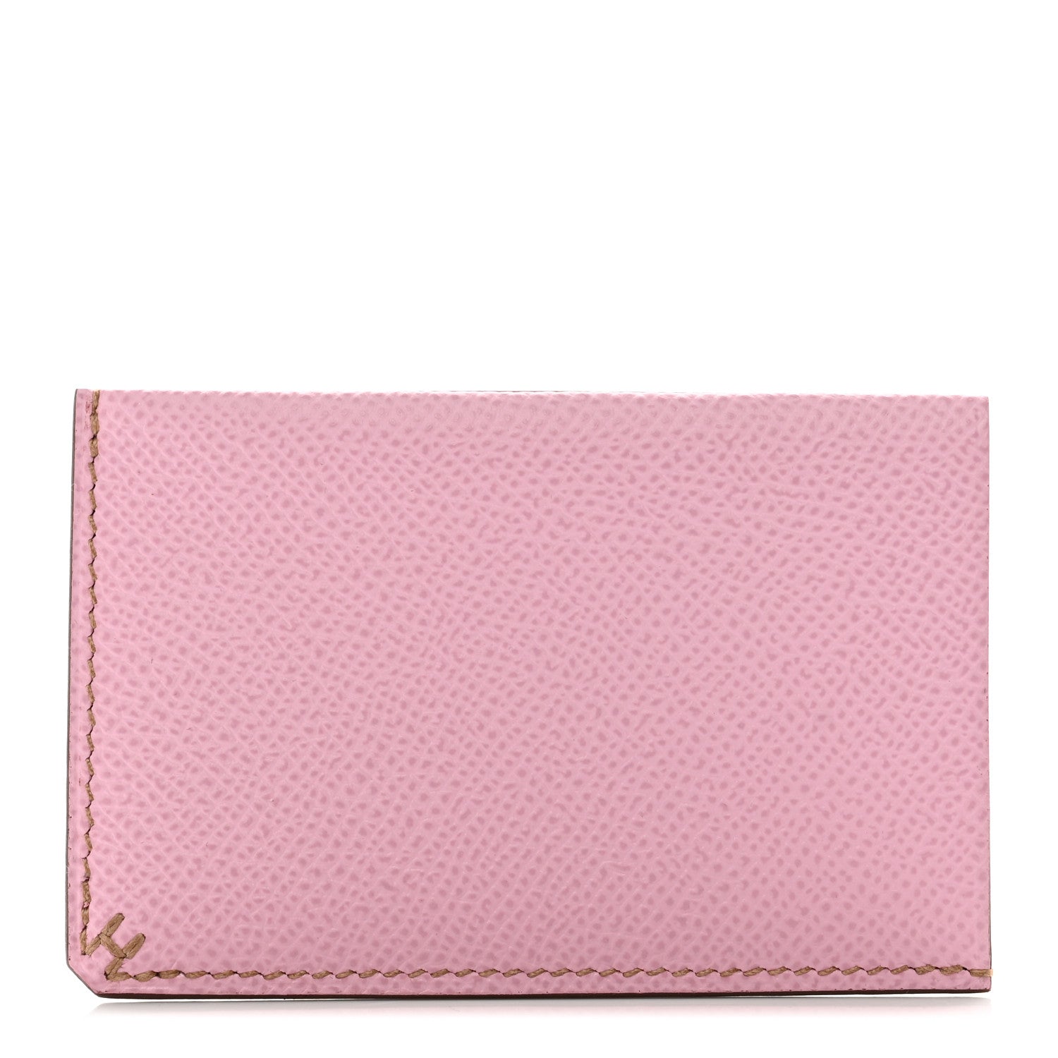 Hermes Epsom H Sellier Card Holder Mauve Sylvestre Biscuit 1 of 8