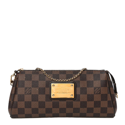 Louis Vuitton Damier Ebene Eva Clutch 1 of 10