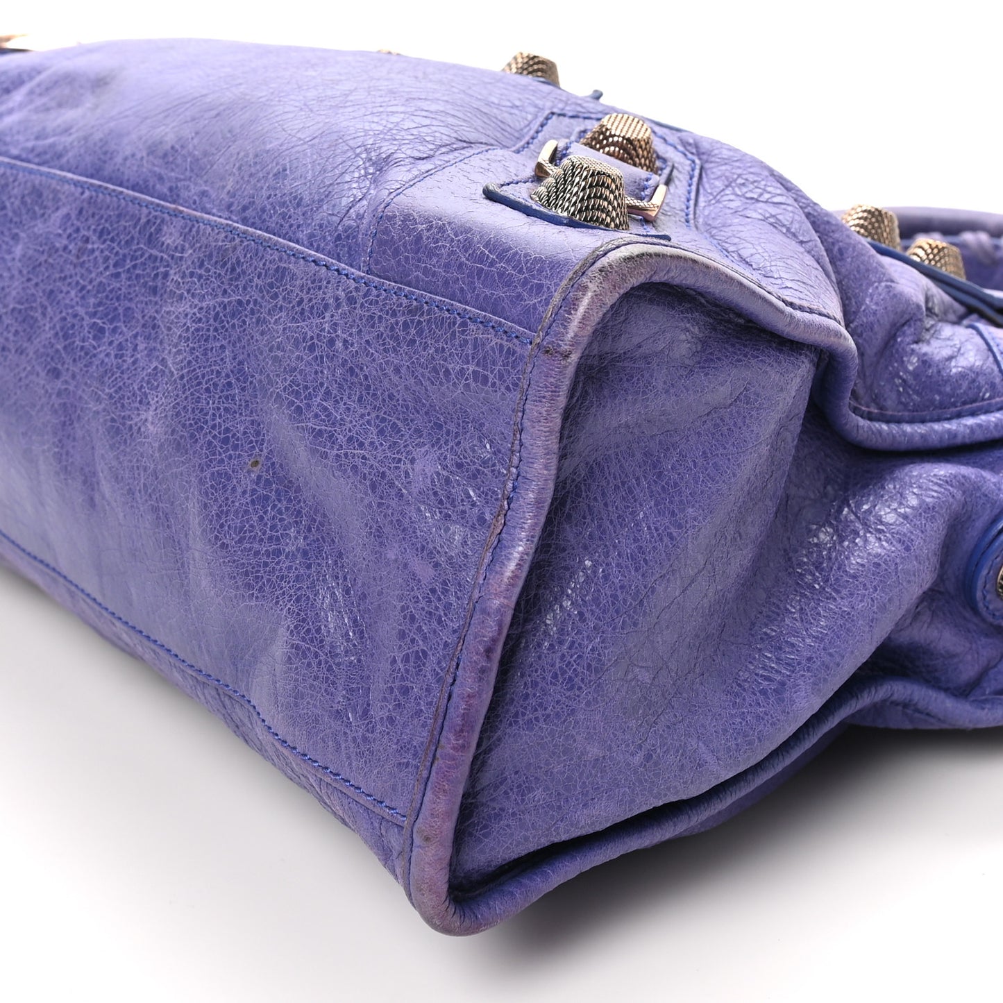 Agneau Giant 21 Rose Gold Hardware City Bleu Lavande