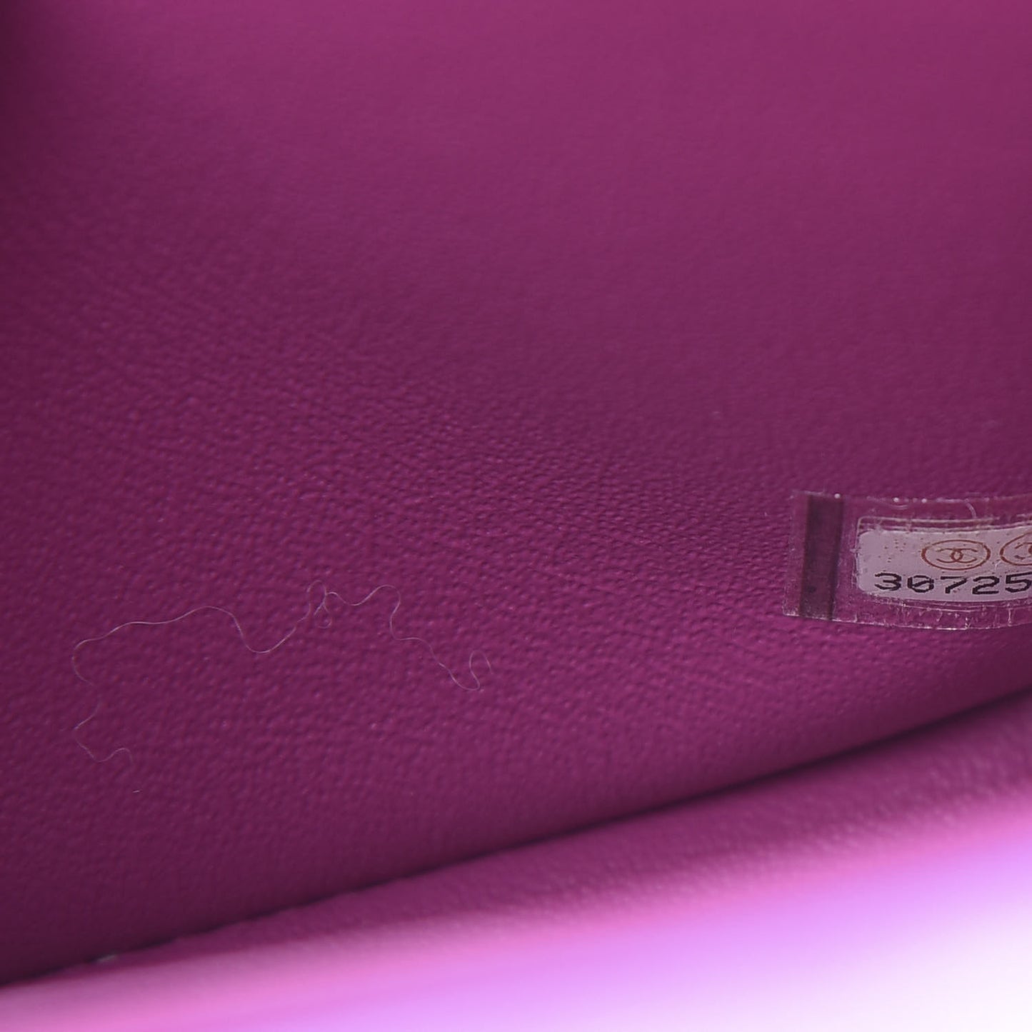 Lambskin Quilted Small Double Flap Purple