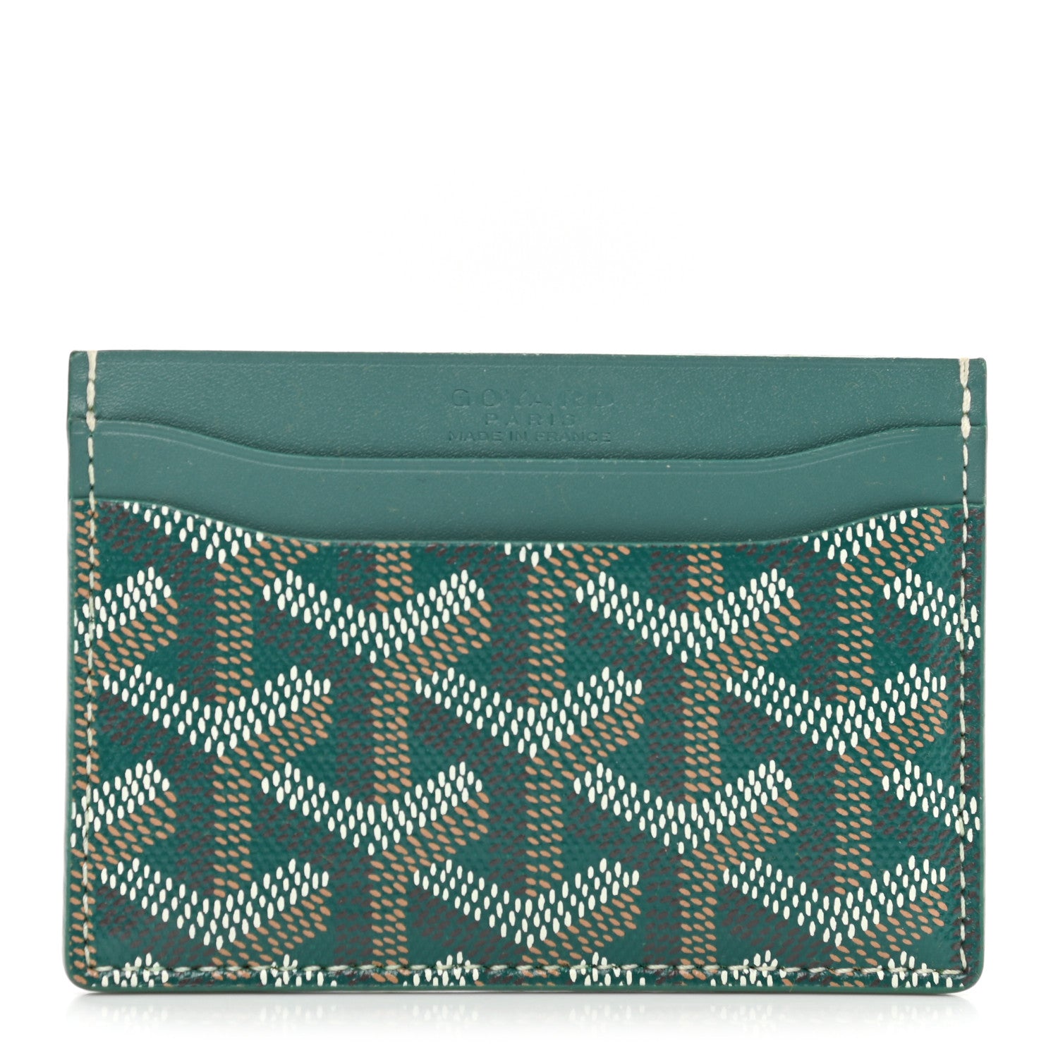 Goyard Goyardine Saint Sulpice Card Holder Green 1 of 7