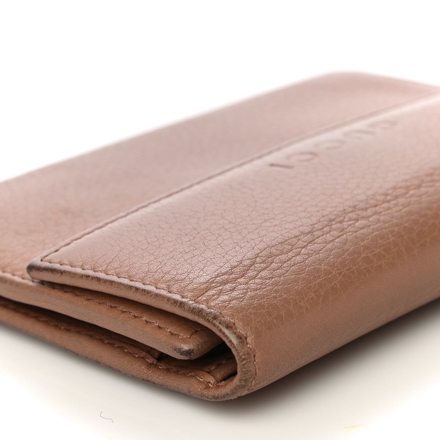 Gucci Deerskin Continental Flap Wallet Brown 10 of 26