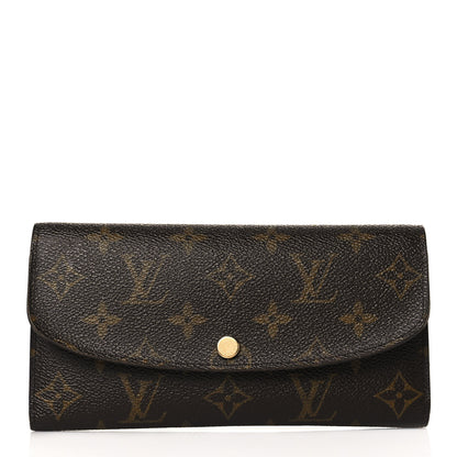 Louis Vuitton Monogram Emilie Wallet Rose Ballerine 1 of 7