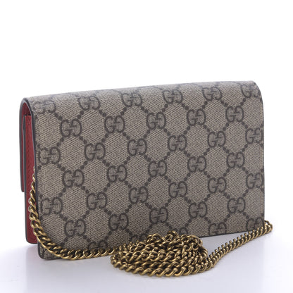 Gucci GG Supreme Monogram Mini Cherry Chain Bag 3 of 8