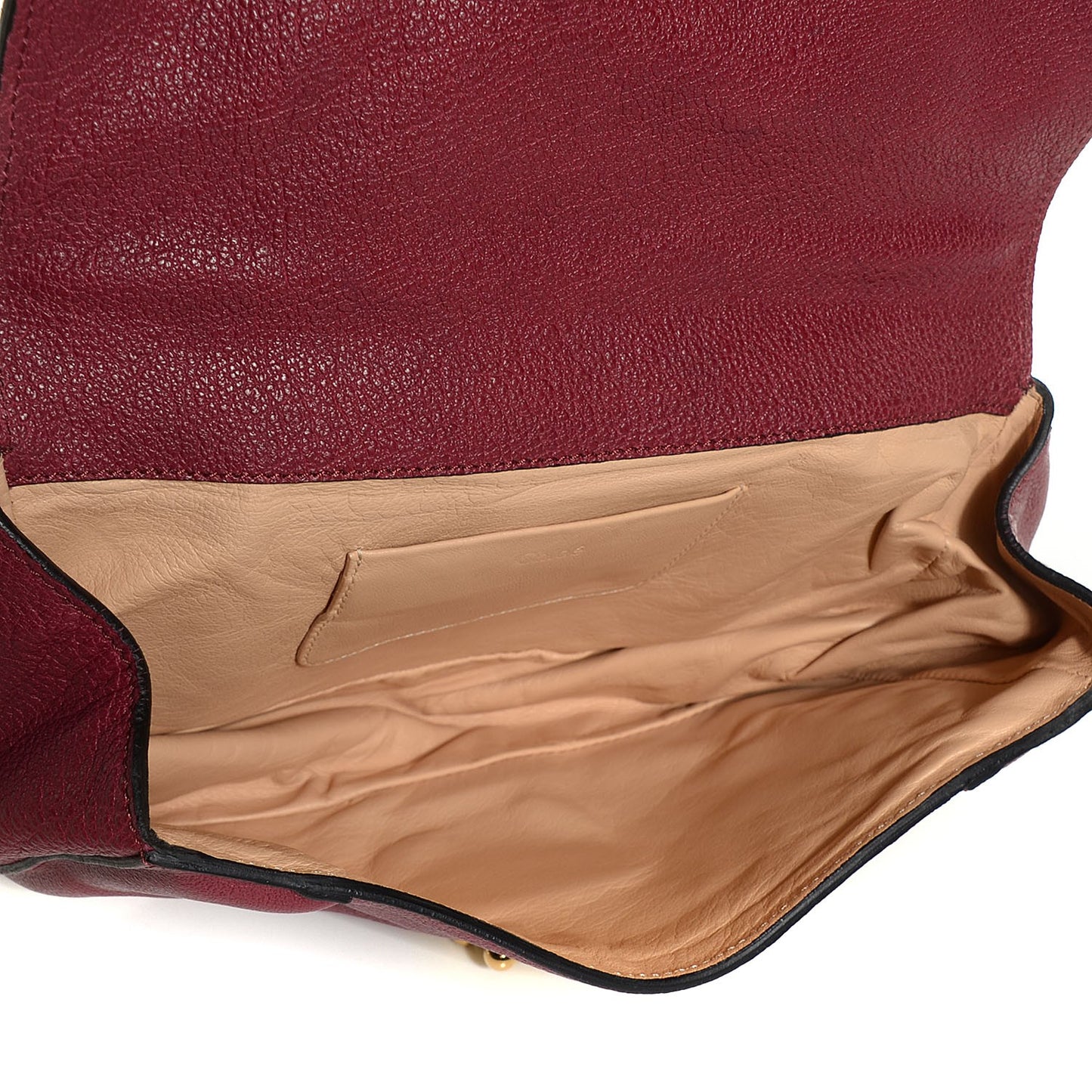 Calfskin Medium Elsie Shoulder Bag Plum Purple