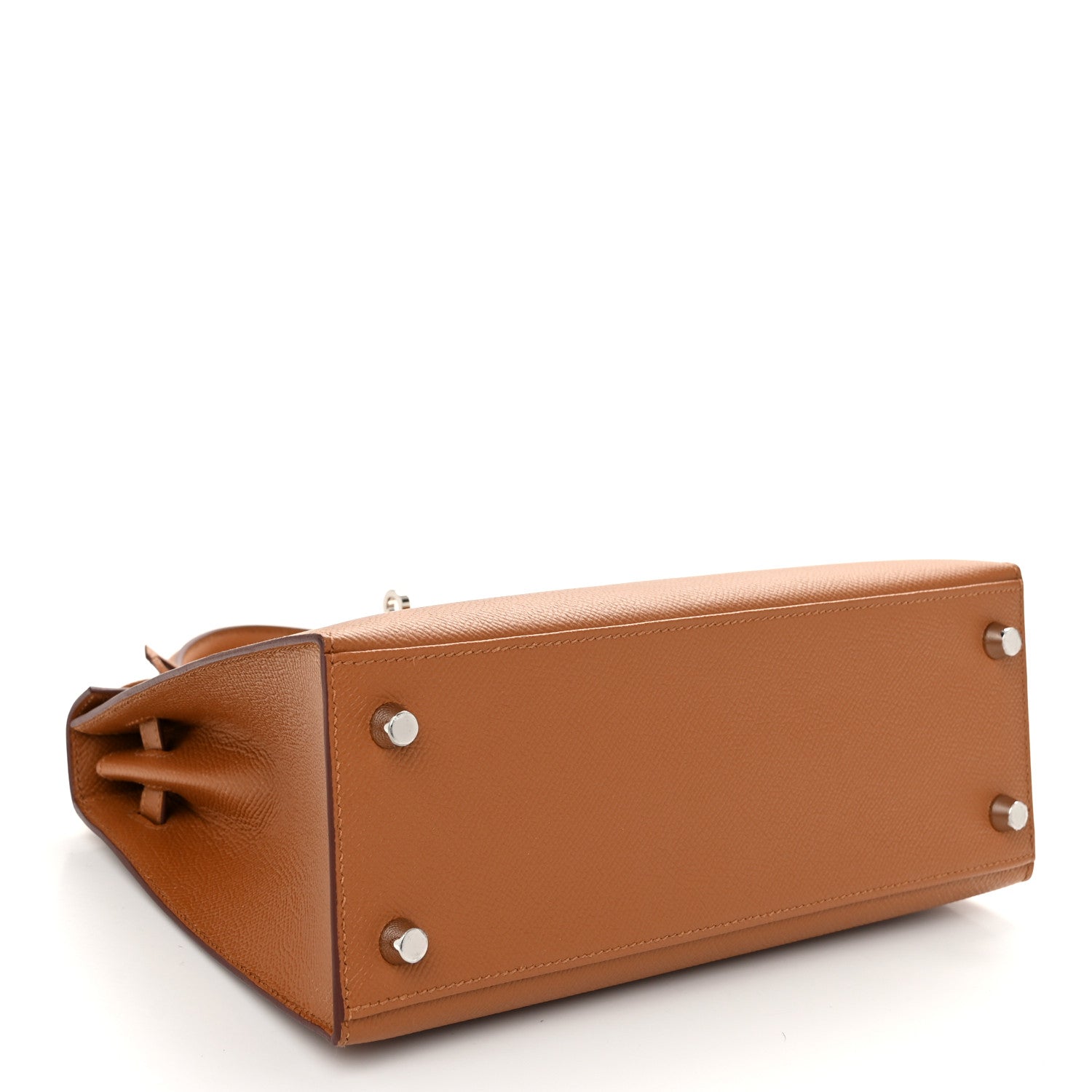 Hermes Epsom Verso Kelly Sellier 25 Caramel Jaune Ambre 4 of 13