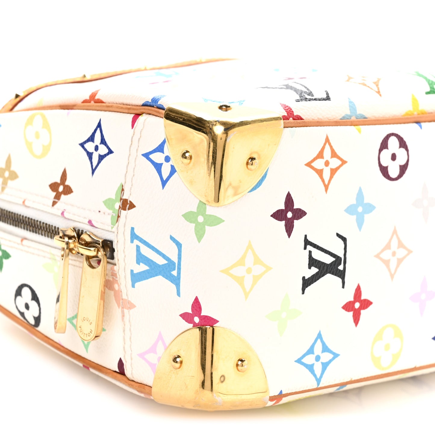 Monogram Multicolor Trouville White