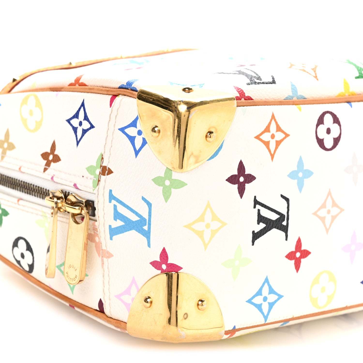 Louis Vuitton Monogram Multicolor Trouville White 9 of 10