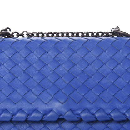 Bottega Veneta Nappa Intrecciato Small Olimpia Bag Blue Royal 8 of 9
