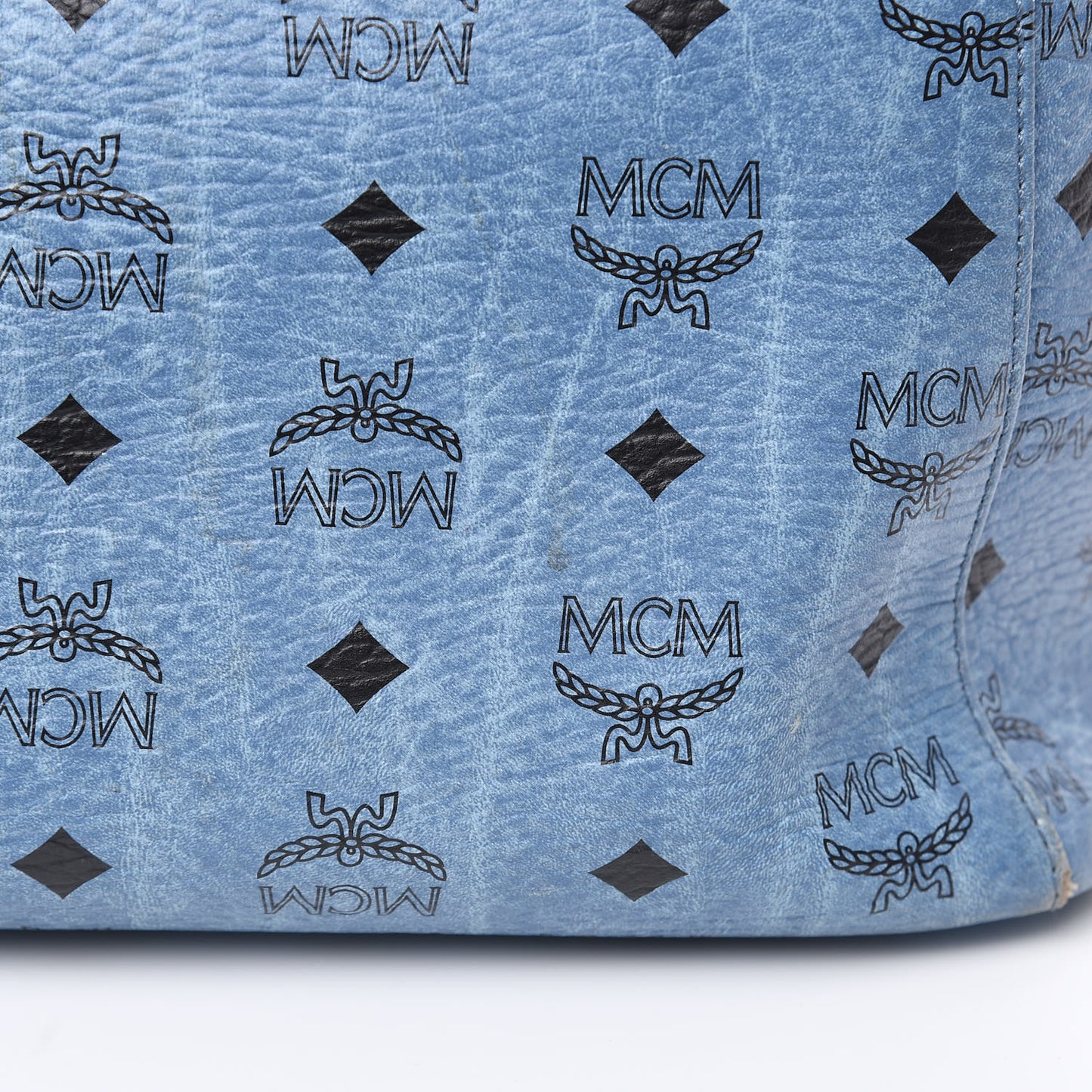Visetos Medium Project Reversible Shopper Tote Munich Blue