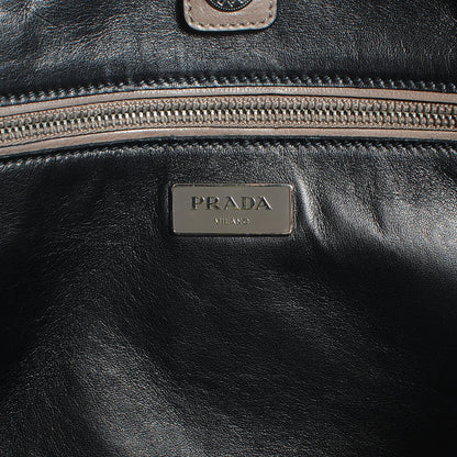 Prada Glace Calf Twin Pocket Tote Argilla 7 of 8