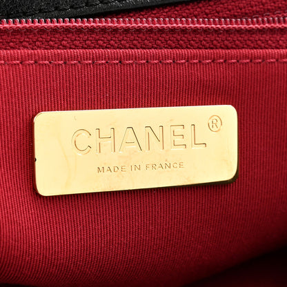 Chanel Goatskin Quilted Large Chanel 19 Flap Black 6 of 10