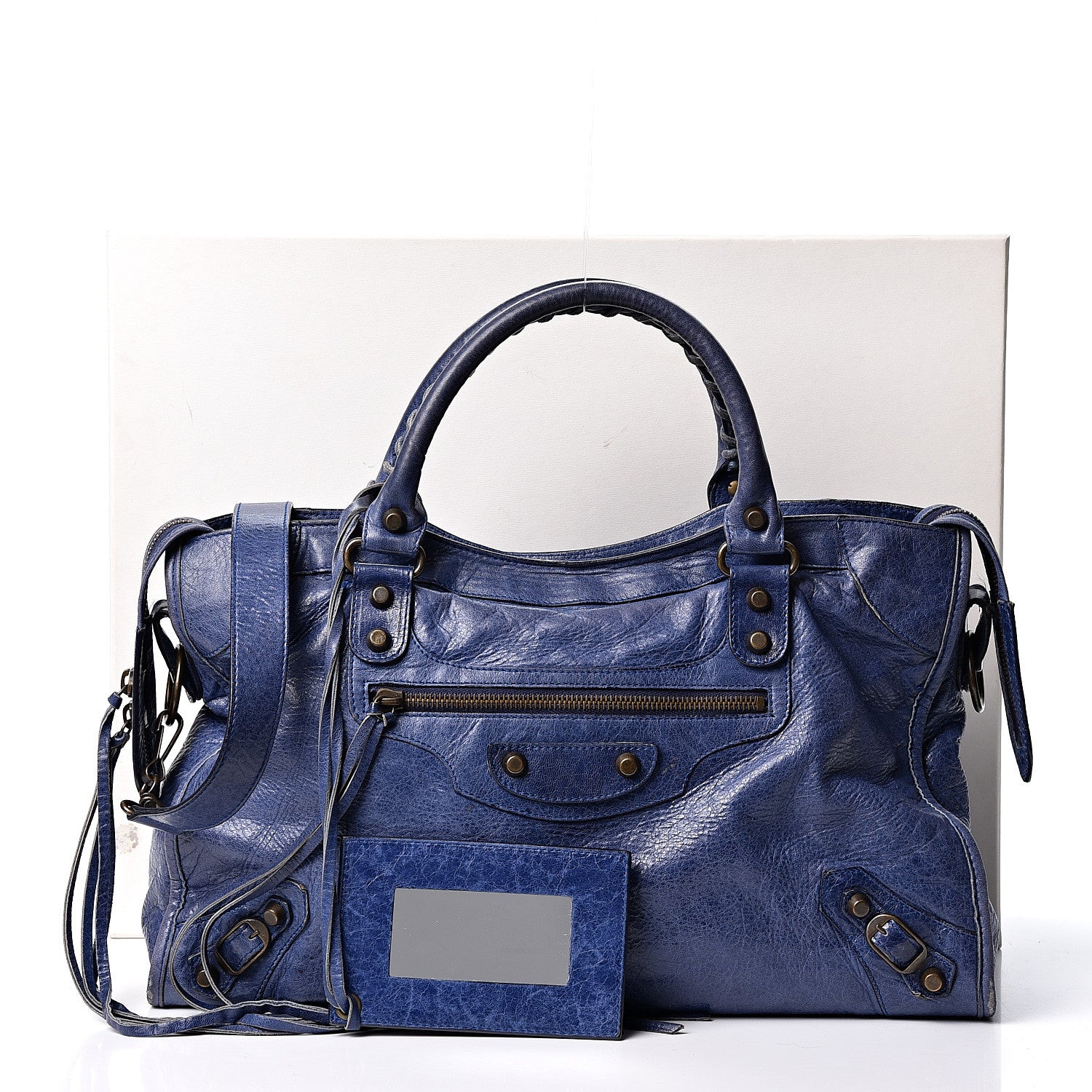 Balenciaga Chevre Classic Hardware City Indigo 9 of 9