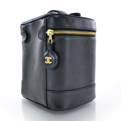 Chanel Caviar Cosmetic Case Black 5 of 9
