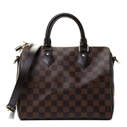 Louis Vuitton Damier Ebene Speedy Bandouliere 25 2 of 9