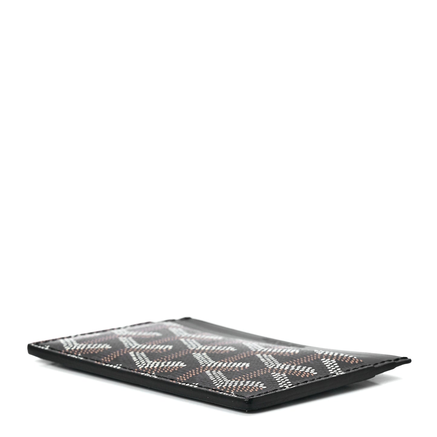 Goyardine Saint Sulpice Card Holder Black