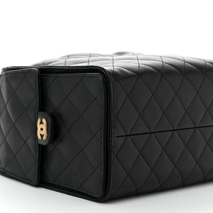 Chanel Caviar Quilted Medium Chanel 25 Handbag Black 10 of 11