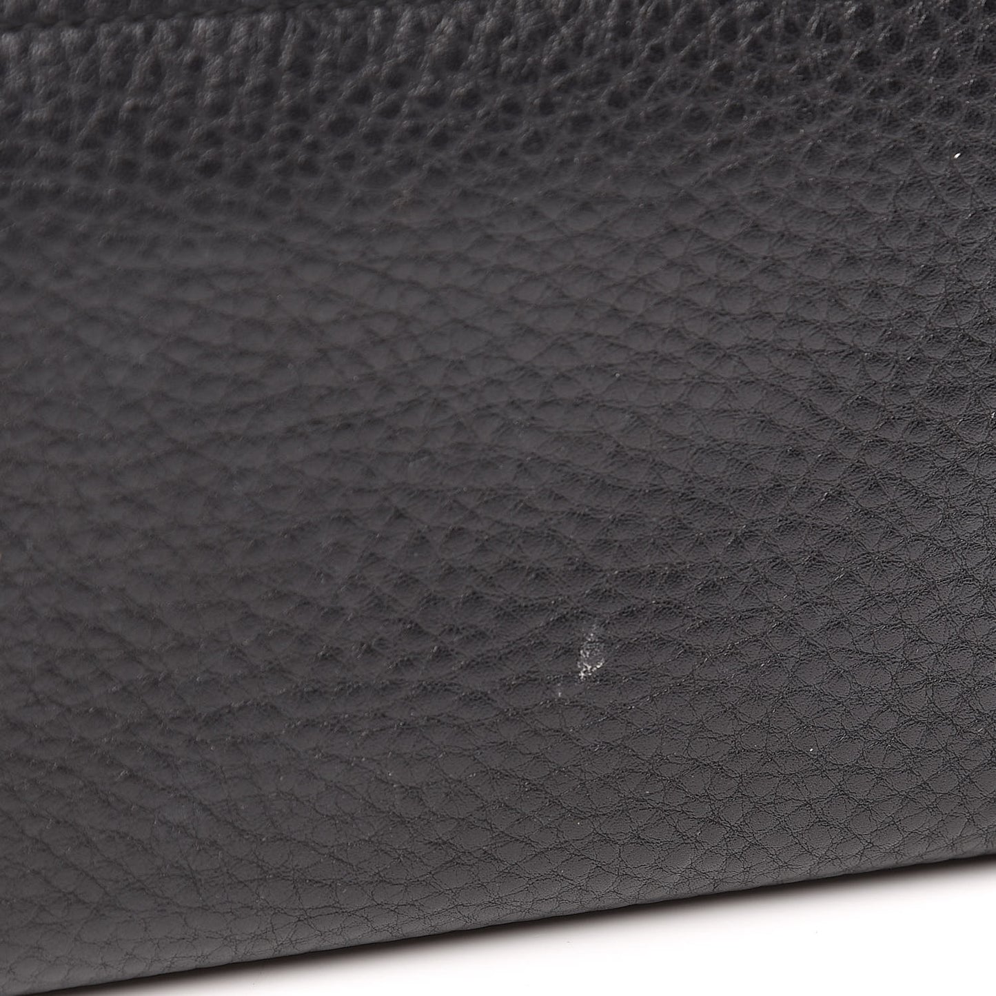 Vitello Daino Zip Around Wallet Black