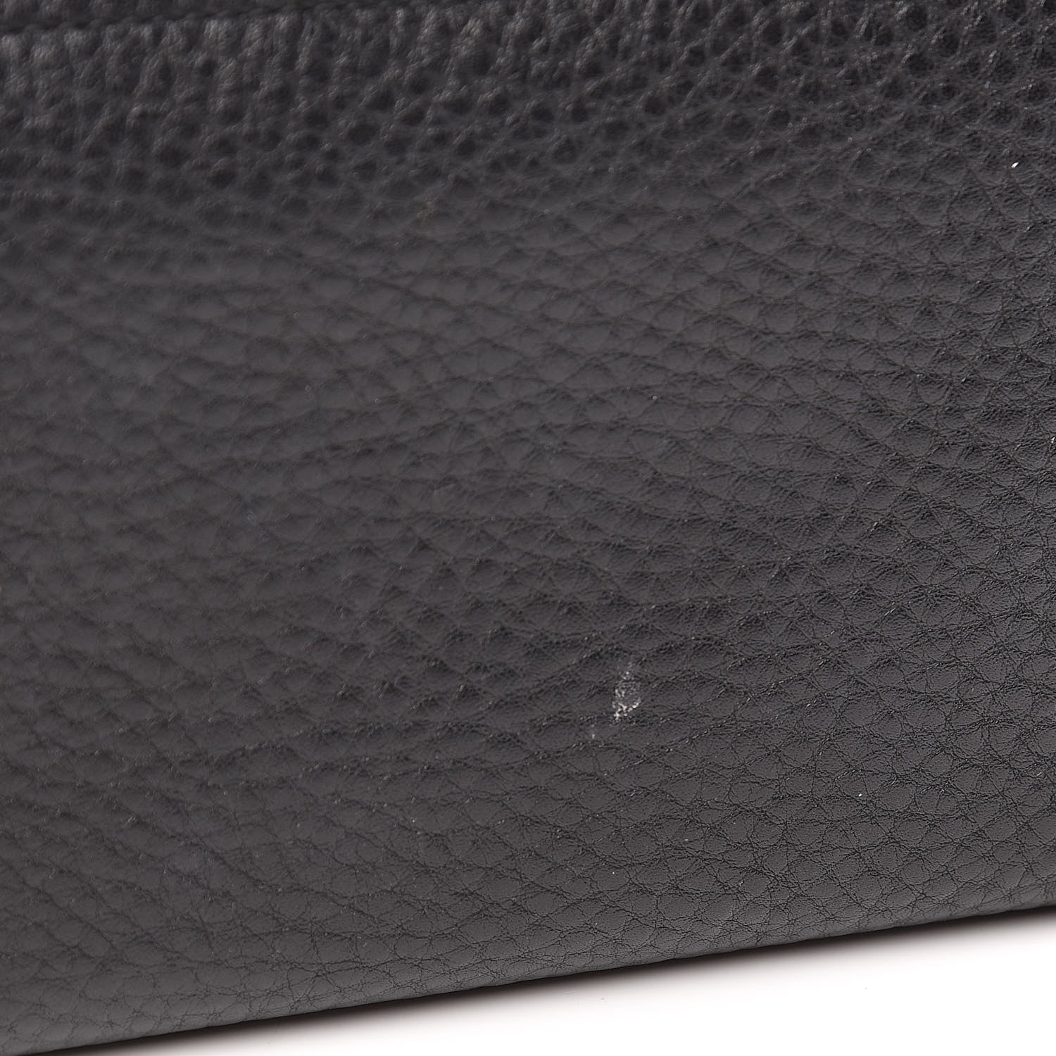 Prada Vitello Daino Zip Around Wallet Black 7 of 8