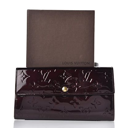Louis Vuitton Vernis Sarah Wallet Amarante 11 of 11