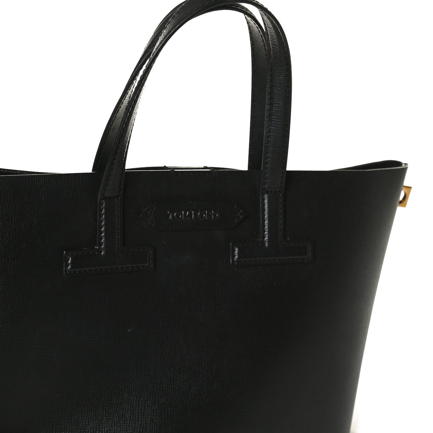 Tom Ford Saffiano Mini T Tote Black 14 of 16