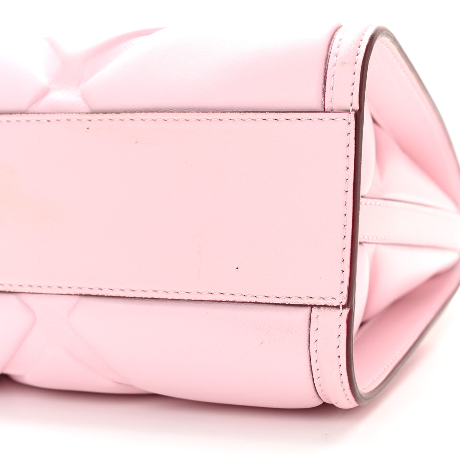 Alexander McQueen ALEXANDER MCQUEEN Calfskin Quilted The Short Story Shoulder Bag Pink 10 of 12