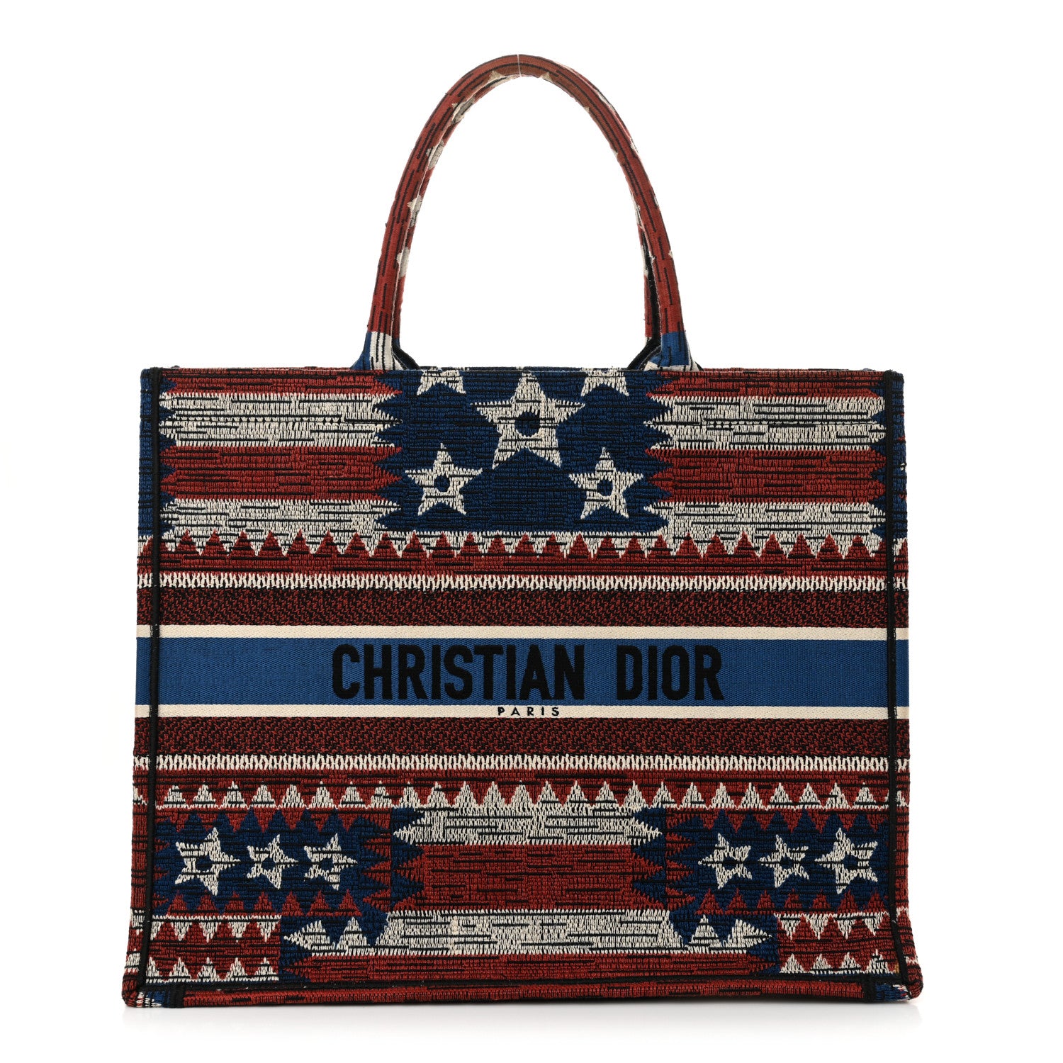 Christian Dior Canvas Embroidered Exclusive US Book Tote Multicolor 1 of 13