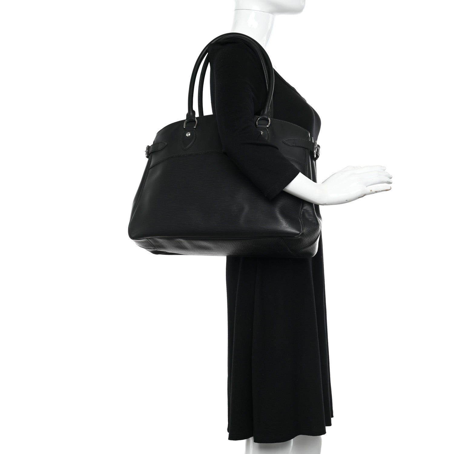 Louis Vuitton Epi Passy GM Black 2 of 11