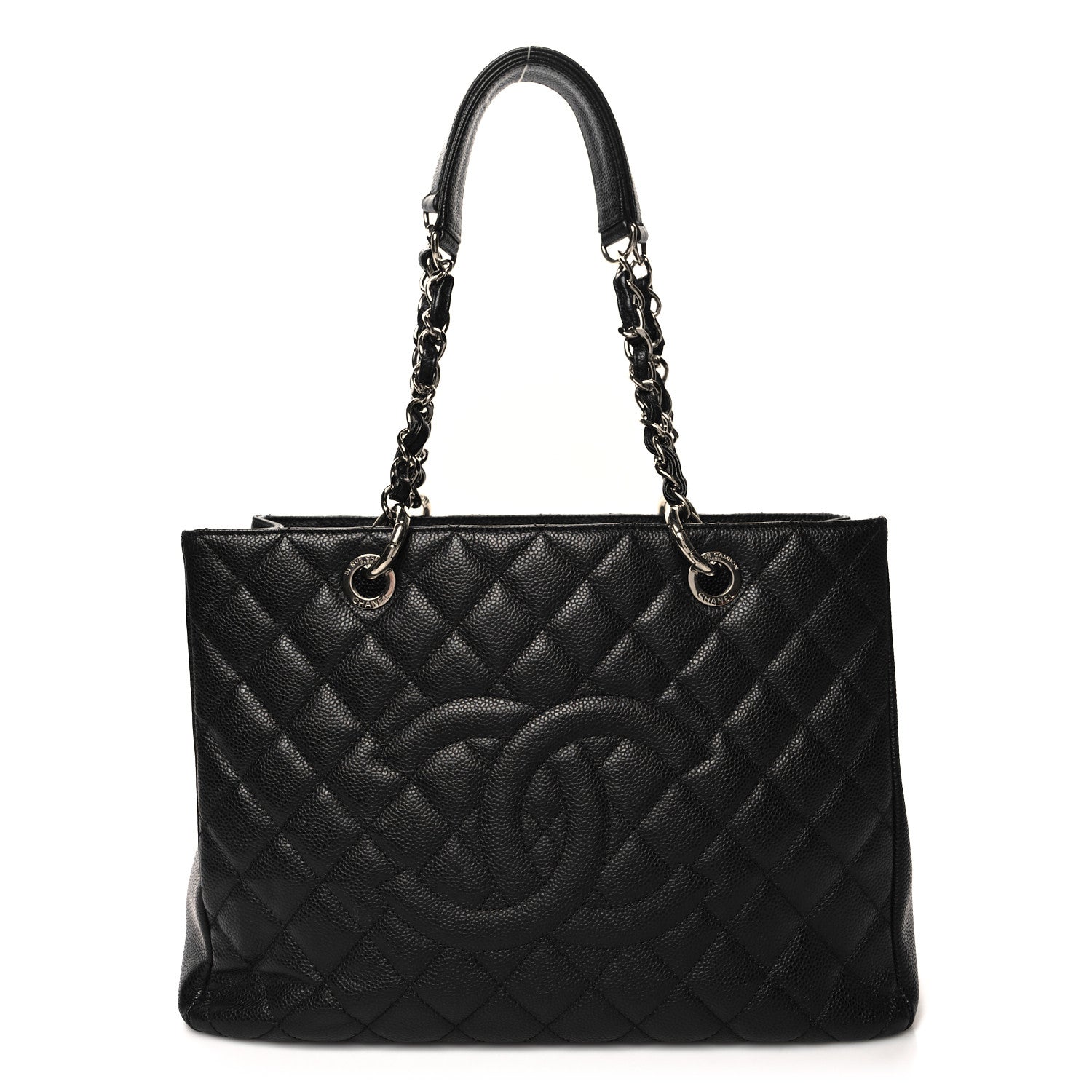 Chanel Caviar Quilted Grand Shopping Tote GST Black 1 of 13