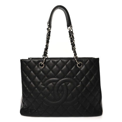 Chanel Caviar Quilted Grand Shopping Tote GST Black 1 of 13
