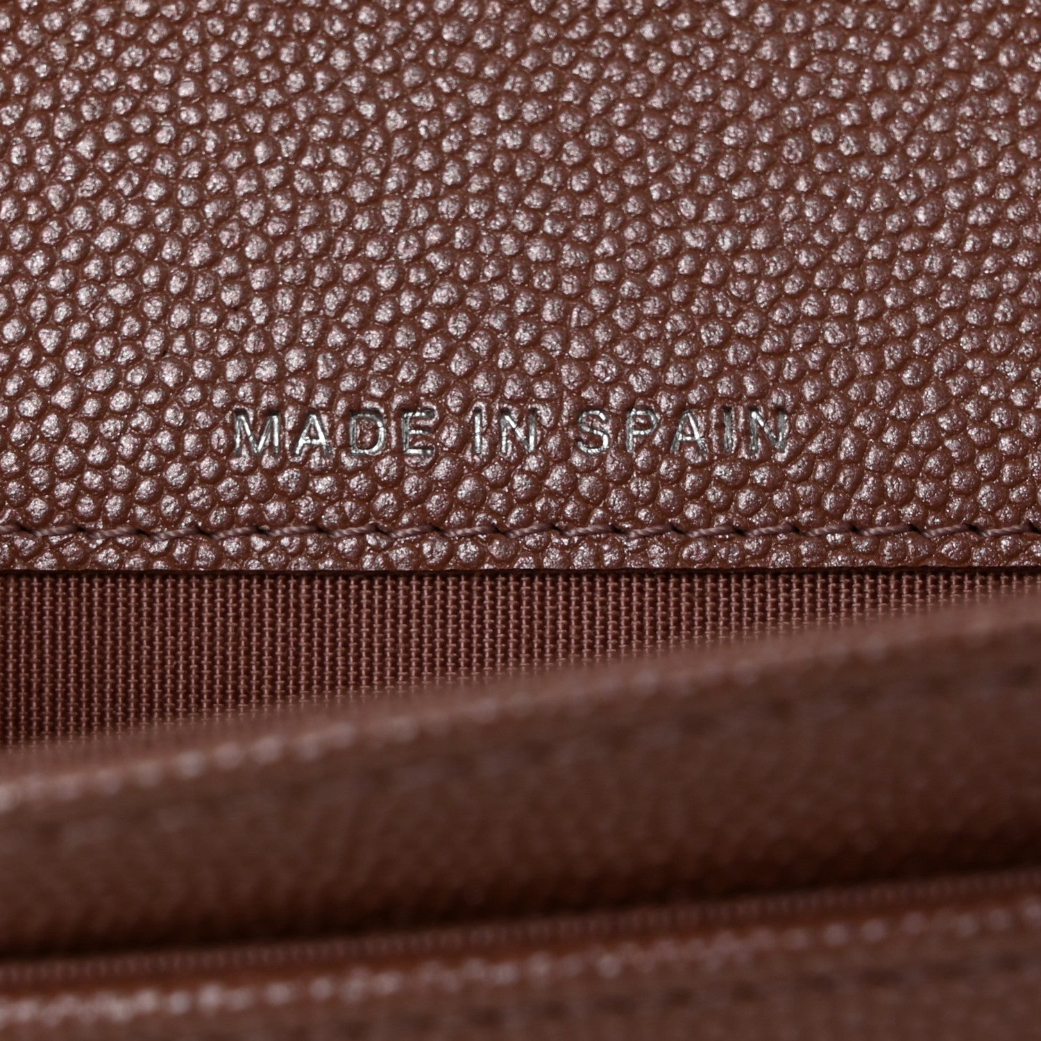 Chanel Metallic Caviar Chevron Quilted Vintage Mademoiselle Flap Card Holder Pink 7 of 8