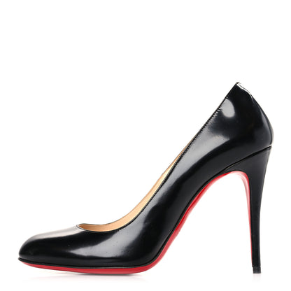 Christian Louboutin Patent Fifille 100 Pumps 37 Black 1 of 8