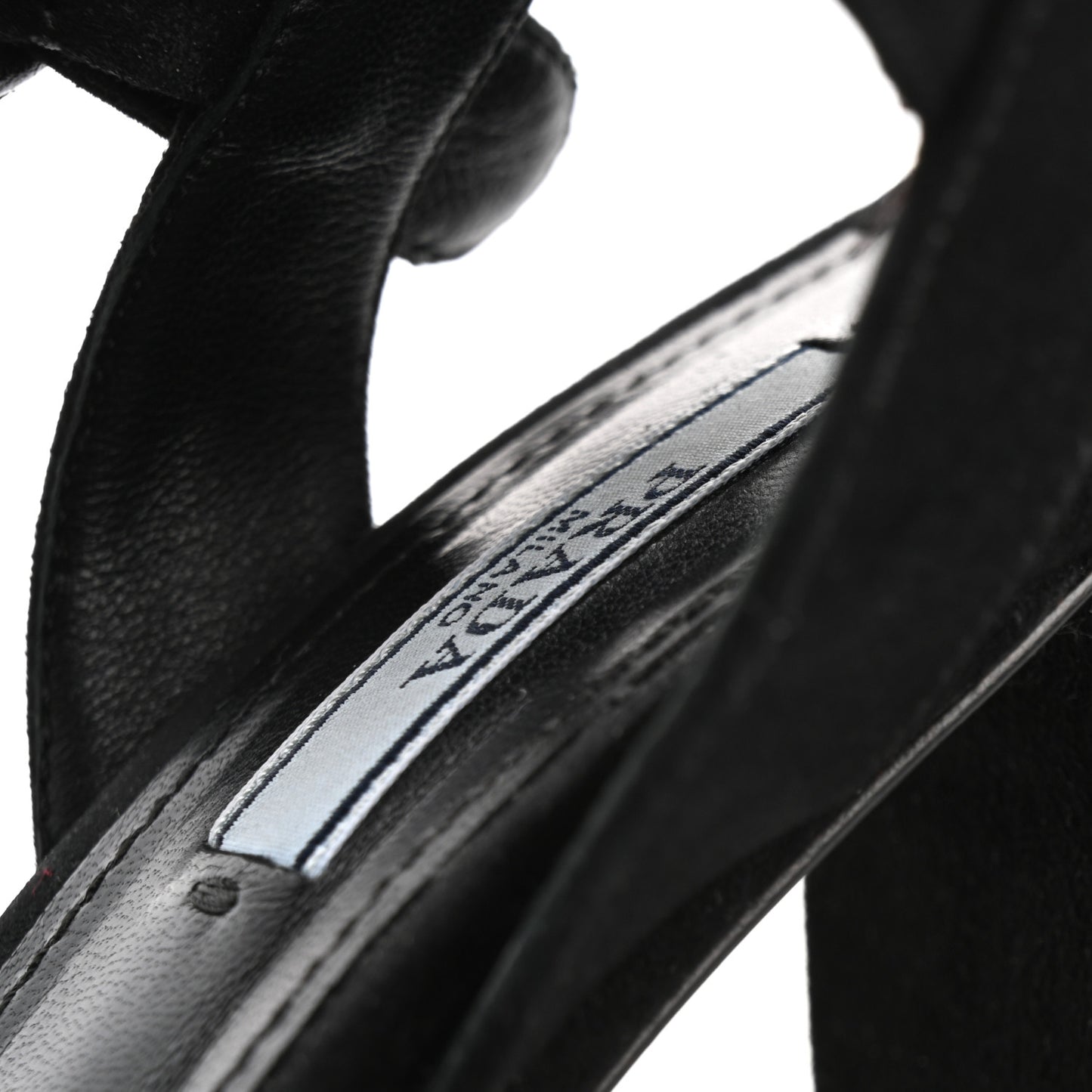 Suede Platform Sandals 39 Black