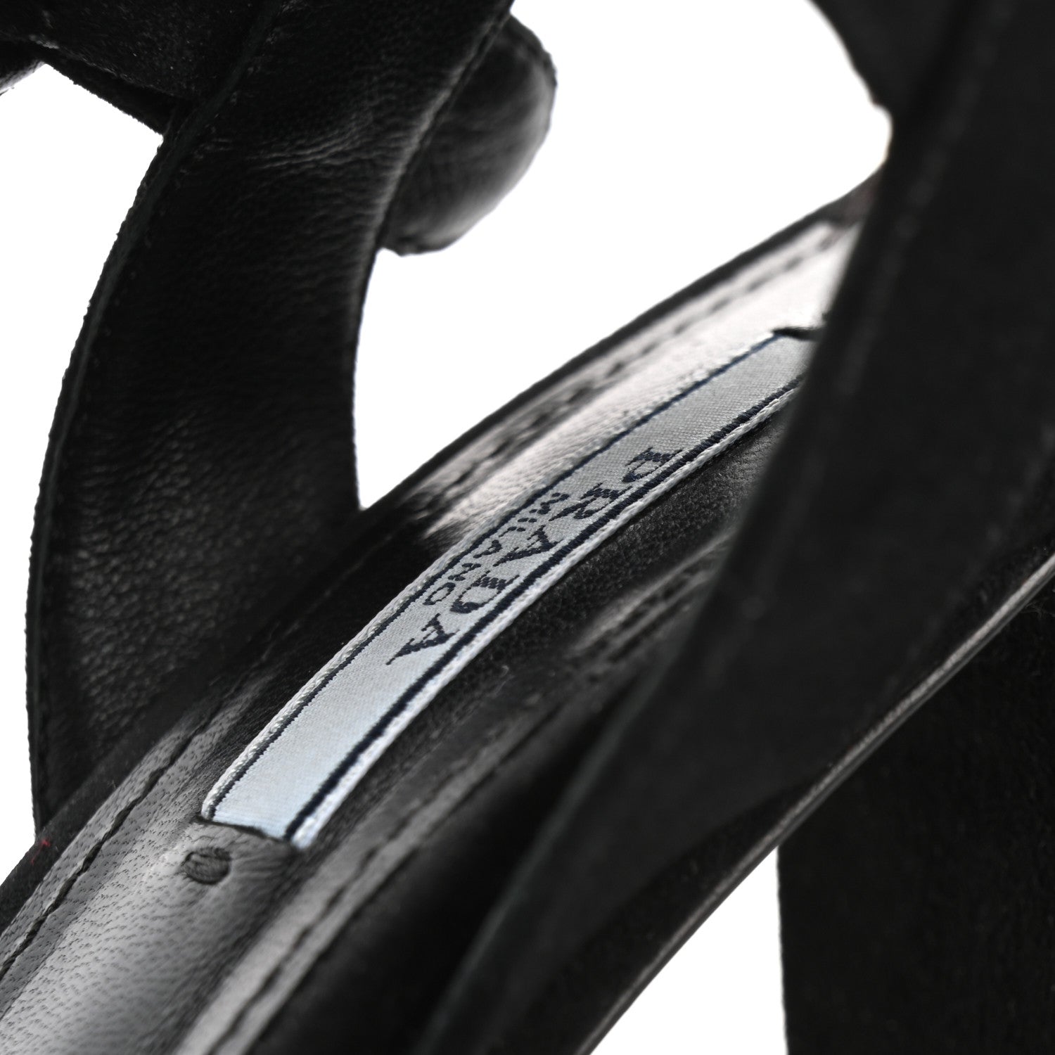 Prada Suede Platform Sandals 39 Black 12 of 12