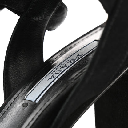 Prada Suede Platform Sandals 39 Black 12 of 12