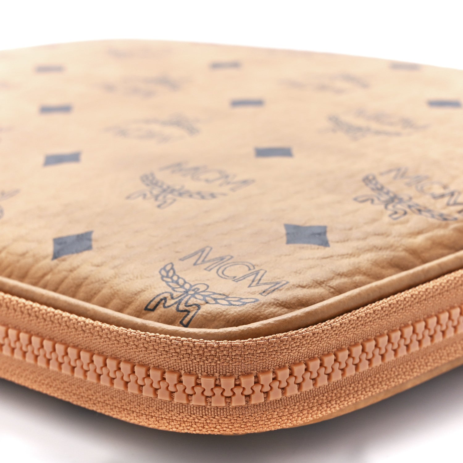 MCM Heritage Visetos Zip Around iPad Case Cognac 12 of 12