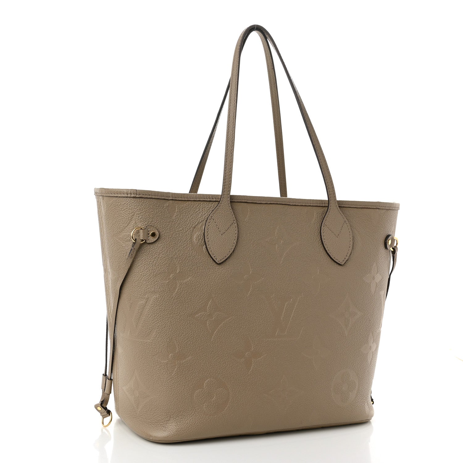 Louis Vuitton Empreinte Monogram Giant Neverfull MM Tourterelle 3 of 10