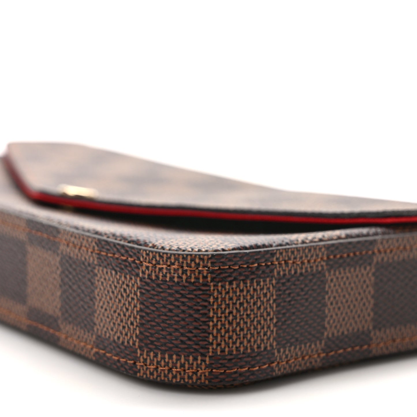 Damier Ebene Pochette Felicie Chain Wallet